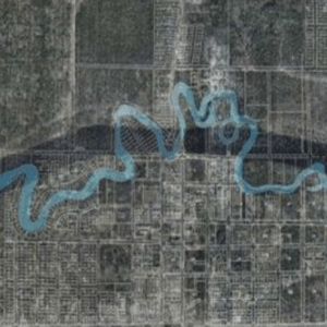 C-43: The map shows the area around LaBelle and how the quiet meandering Caloosahatchee River was dredged into a trench- a canal merely for the conveyance of excess water- "release to tide."  To the management district our river is simply the C-43, that is canal #43.