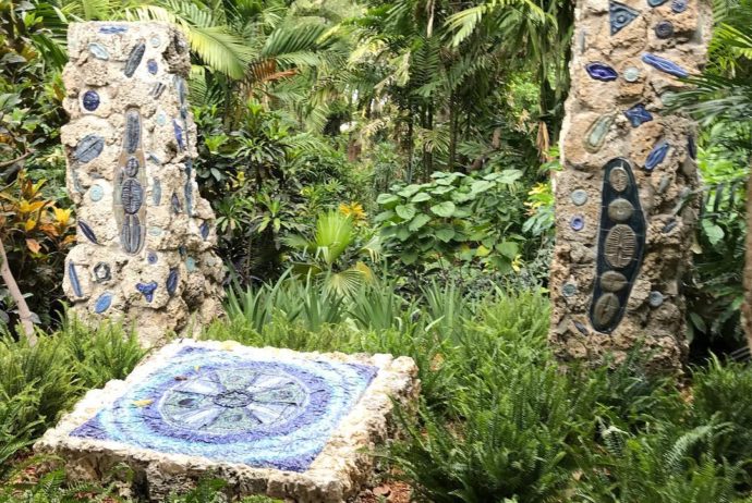 Xavier Cortada's “Diatom Court,” the site-specific ceramic installation Pinecrest Gardens!