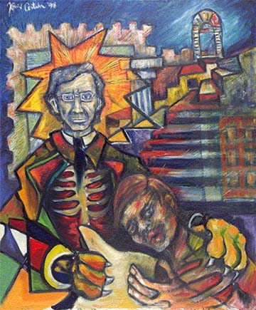 The Varela Painting, 36″ x 30,″ oil on canvas, 1998